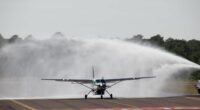   Con 13 pasajeros a bordo, la mañana del 12 de septiembre aterrizó en el Aeropuerto Barrancas del Cobre el primer avión de la ruta Los Mochis-Creel-Los Mochis, que opera […]